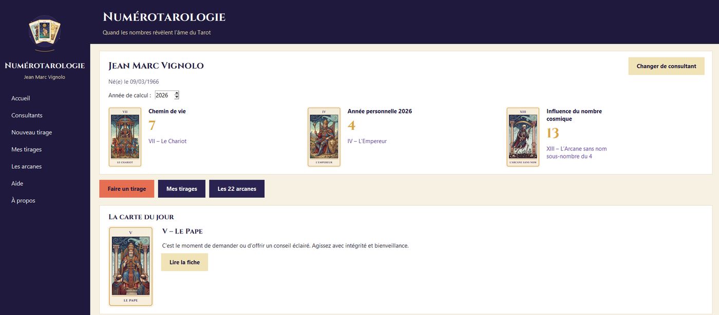 L’accueil de Numérotarologie